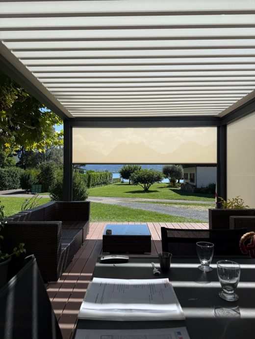 Pose et installation de pergola bioclimatique en Haute-Savoie